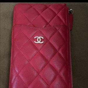 Chanel phone wallet